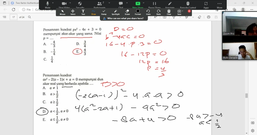 les matematika online bersama mathtutors.id